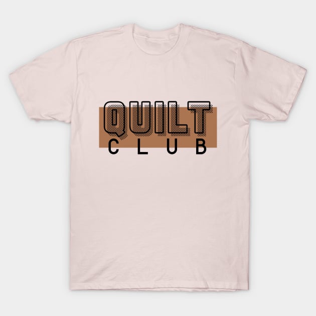 Quilt Club orange T-Shirt by LindsieMosleyCreative